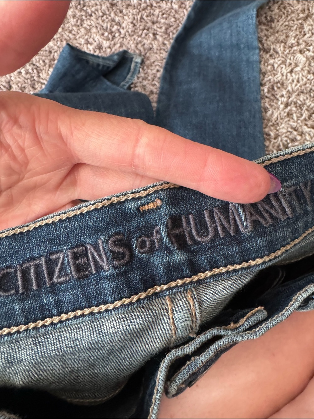 Citizens Of Humanity Rocket High Rise Skinny Jeans Medium Wash Stretch 29 - Picture 5 of 12